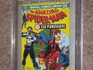 MARVEL MILESTONE SS CGC 9.8 Signed Art Stan Lee  Amazing Spiderman #129 PUNISHER