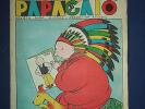 Couverture - Tintin en Amérique - O Papagaio #78 - 1936 - Magazine Portugais