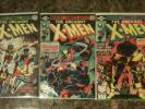 The Uncanny X-Men #126, #133, #136. F/VF All 3