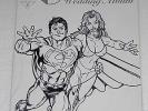 SUPERMAN "The WEDDING ALBUM" -BLANK COVER- WITH SKETCH / ORIGINAL ART