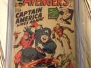 Avengers #4 CGC 3.5 Off White To White Pages