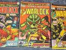 Collection, Lot of Marvel Comic Books-  Strange Tales: Warlock  #'s 178,180,181