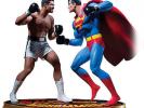 SUPERMAN VS MUHAMMAD ALI STATUE in Unopened box #0445 of 2000