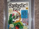 MARVEL MILESTONE SS CGC 9.6 Signed Art Stan Lee  Fantastic Four #1 1st FF Team