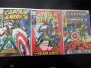 CAPTAIN AMERICA # 117, 118, 119  1ST, 2ND, 3RD  APP FALCON, GREAT COPIES,  HTF