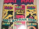 Batman 100,Golden Age Comic Reprints cover to Batman 1 and other Batman books