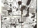 Fantastic Four Unlimited #6 Original Comic Art Marvel HERB TRIMPE with Avengers