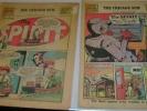 2 Vintage 1940's The Spirit By Will Eisner Comic Book Sections From Chicago Sun