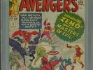 Avengers #6  (1st Baron Zemo)  CGC 4.0 OW-WP