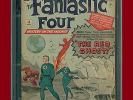 Fantastic Four 13 CGC 4.0 VG 1st Watcher & Red Ghost 1 KEY Silver Age Comic