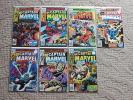 Captain Marvel 53 54 55 56 57 58 59 Lot 7 Issues