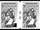 John Romita Jr Iron Man #126 Cover Rare Large Production Art Two Up