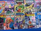 IRON MAN lot (10) #57-115-133-137-156-164-167-172-176-180 (1973 ) Marvel Comics