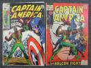 Captain America Comic #117 + 118 GD 1st & 2nd Appearance THE FALCON Marvel