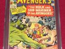 Avengers #3 CGC 7.0 White Pages 1st Hulk Sub Mariner Team-Up 1964 Lee Kirby