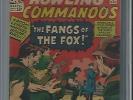 SGT. FURY AND THE HOWLING COMMANDOS #6 CGC 8.0 VF FULL PAGE AVENGERS #4 AD