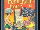 FANTASTIC FOUR 9 / CGC 6.0 / 3rd APPEARANCE Of SUB-MARINER / 1st SERIES / 1962
