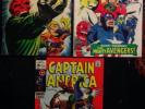 Lot Captain America 115, 116, 118 2nd Falcon Hi-Grade Marvel VF/NM Copies No Res