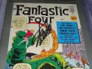 CGC SS 9.6 MARVEL MILESTONE FANTASTIC FOUR #1 SIGNED BY STAN LEE 