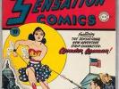 Sensation Comics #1 CGC 8.0 (R) 1942 DC 1st Wonder Woman cover Rare C12 141 cm
