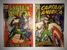 CAPTAIN AMERICA  #117 & 118 - 1st & 2nd FALCON - Low Grade - Key Issues