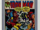 Iron Man #55 CGC 9.0 1st Thanos Drax Destroyer Marvel Bronze Age Comic Avengers