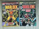 Strange Tales  #178  &  #179  (1975, Marvel)  feat. Warlock Starlin story & art