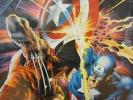 NM/MINT 1989 WOLVERINE Vs CAPTAIN AMERICA Marvel Press Poster #57 NM TUBE ROLLED