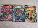 Warlock #12, 13, Strange Tales #178 (Apr, June 1976 Feb 1975, Marvel)