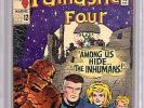 Fantastic Four 45 CBCS 4.5 White - 1st app of the Inhumans Movie coming cgc KEY