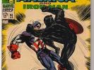 Marvel Comics FN- TALES OF SUSPENSE  #98  CAPTAIN AMERICA V BLACK PANTHER