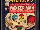 Avengers 9 CGC 3.5 1st App. Wonder Man and Origin; Classic Kirby Cover Looks 4.5