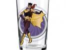 DC Bombshells Pin-Up Pint Glass Batgirl Toon Tumbler 2014 PopFun DC Comics