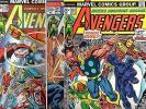 Avengers #121 122 123 COMPLeTe STORY Thor Iron Man Captain America Black Panther
