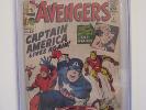 Avengers #4 Marvel Comics 3/64 CGC 5.5 1st Silver Age App. Captain America