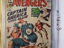 The Avengers #4 (Mar 1964) CGC 6.0 C/OW PAGES 1st SILVER AGE APP CAPTAIN AMERICA
