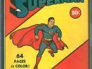 Superman #2 CGC 5.5 DC 1939 Rare Justice League with Batman Flash E3 127 cm