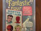 Marvel's Fantastic Four #7 CGC 5.5 OW/W  First app Kurrgo Flying Saucer Cover