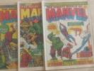 Mighty World of Marvel issues 1, 2 and 3 (1972)