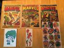 Mighty World Of Marvel 1,2,3 Repro Gifts + Spiderman Issue 2 Repro Tracer Plane