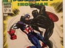 Tales of Suspense #98 Marvel Comic Captain America vs. Black Panther  FN/VF 7.0