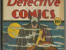 DETECTIVE COMICS #31 CGC 5.0 CR/OW PAGES // CLASSIC COVER/1ST BATPLANE