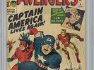 1964 Avengers 4 CGC 6.0 1st Silver Age Captain America