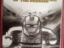 GUARDIANS OF THE GALAXY #7 1:100 LEGO SKETCH VARIANT IRON MAN COVER MARVEL COMIC