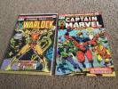 Strange Tales 178 WARLOCK  1st MAGUS Plus Captain Marvel 31 Featuring Thanos