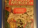 Avengers #1 /  CGC 3.0 / Marvel 1963 / 1st Avengers / CR/OW Pages Key Issue