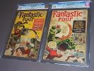 Fantastic Four #1 1961 CGC 1.0 & Fantastic Four #2 1962 CGC 2.0 Marvel Classic