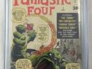 Fantastic Four #1 CGC 4.0 Silver Age Comic Off White To White Pages
