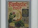 Fantastic Four #1 CGC 3.0 KEY Origin/1st Fantastic Four Mole Man Kirby Marvel