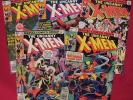 LOT OF 5 "UNCANNY  X-MEN" MARVEL COMICS #128-130,132,133 *1 KEY ISSUE INCLUDED*